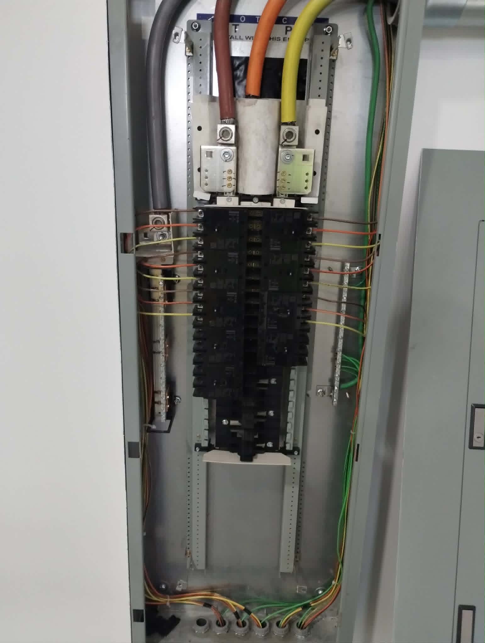 480/277 system panel installation in Kenosha