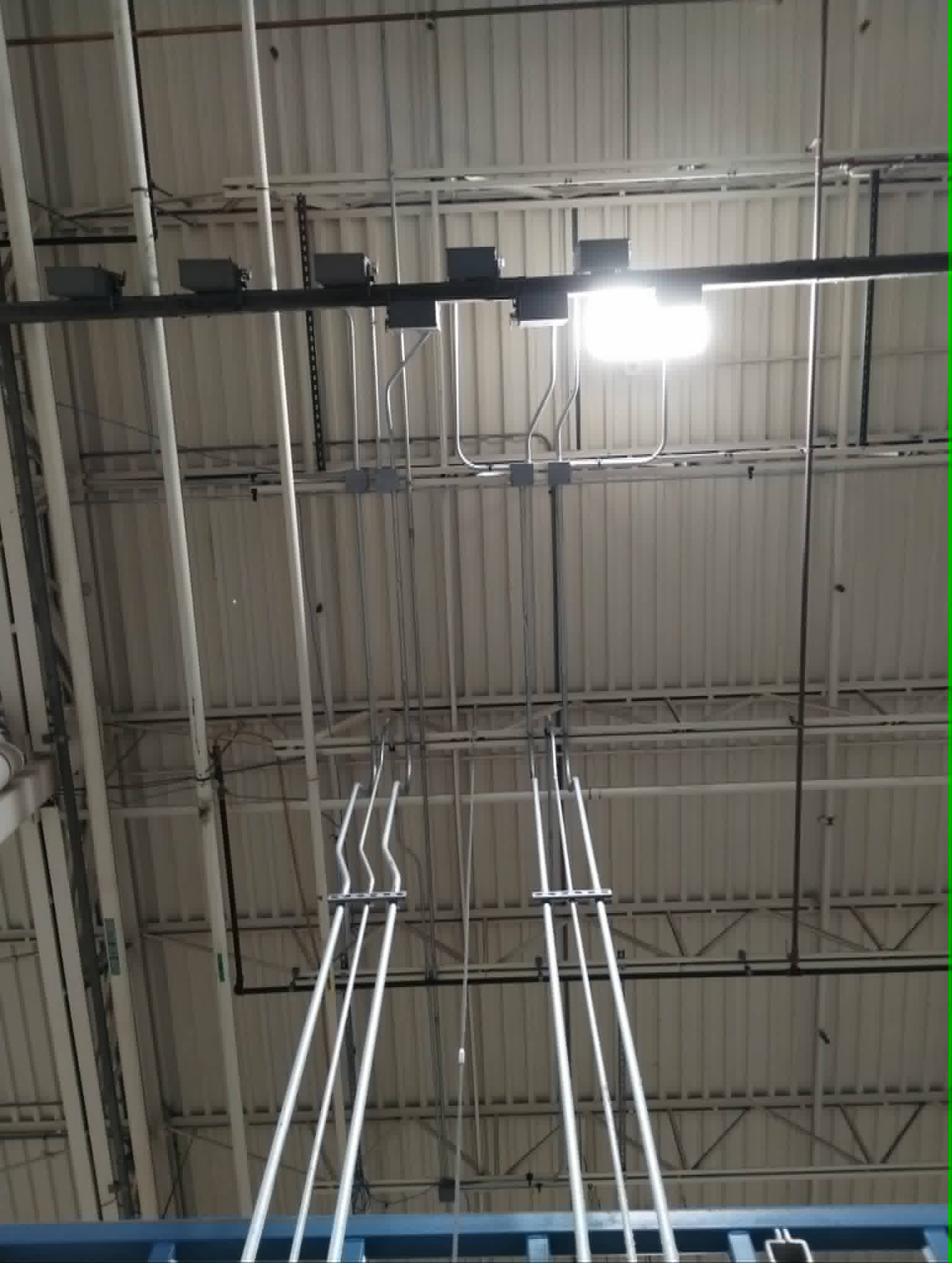 Electric feeding tubes added during an industrial project